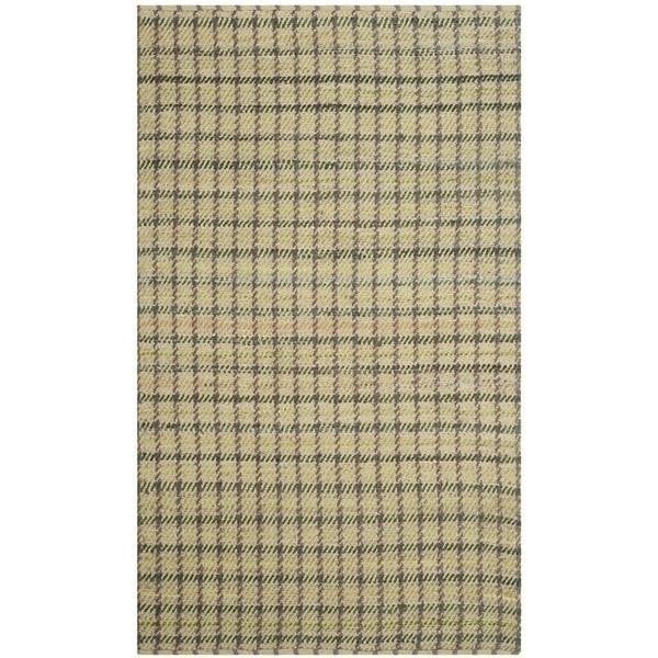 Safavieh Cape Cod Rectangle Hand Woven Rug, Green and Natural - 3 x 5 ft. CAP823C-3 - main